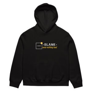 _blank() Heavyweight Hoodie | Oversized Streetwear by -BLANK-