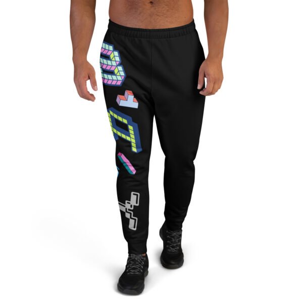 Tetris Gamer Joggers | Motion Grid by -BLANK-