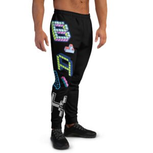 Tetris Gamer Joggers | Motion Grid by -BLANK-