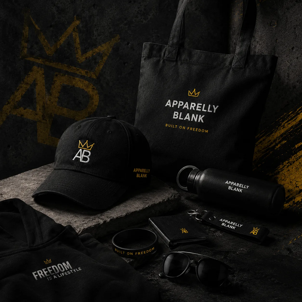 Apparelly Blank accessories category image with streetwear finishing pieces