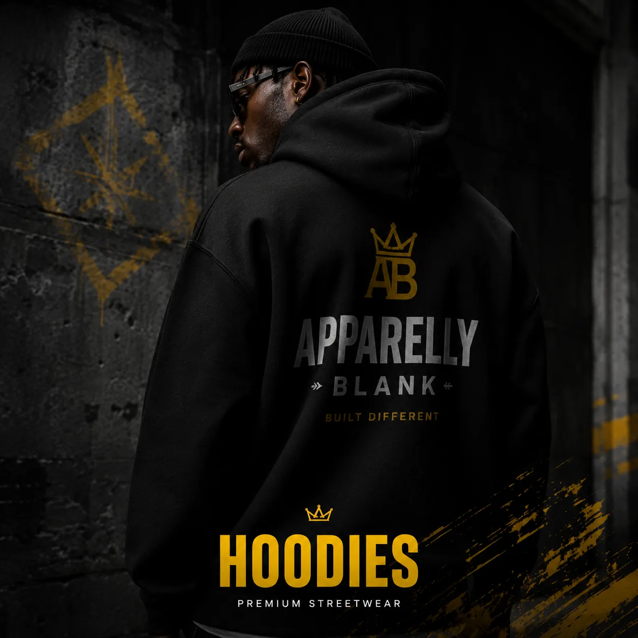 Apparelly Blank hoodie category image for layered streetwear fits