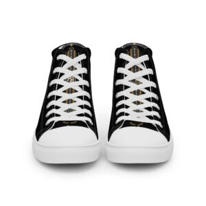 Men’s high top canvas shoes